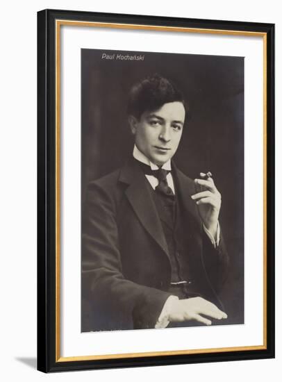 Portrait of Paul Kochanski-null-Framed Photographic Print