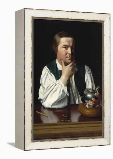 Portrait of Paul Revere-John Singleton Copley-Framed Stretched Canvas