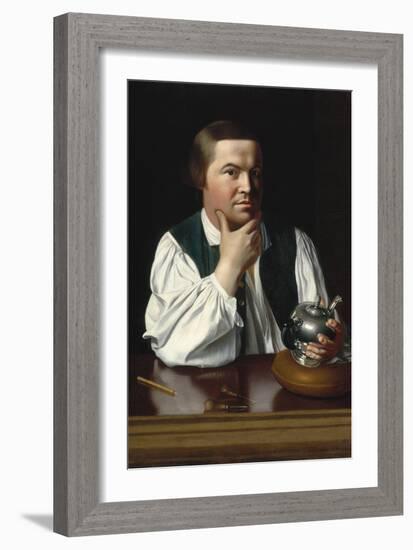 Portrait of Paul Revere-John Singleton Copley-Framed Art Print