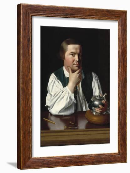 Portrait of Paul Revere-John Singleton Copley-Framed Art Print