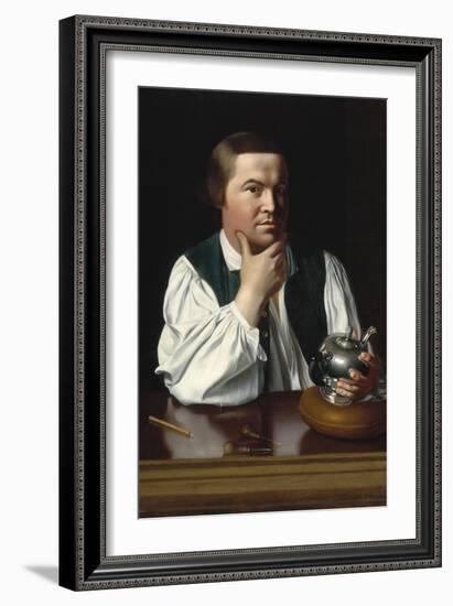 Portrait of Paul Revere-John Singleton Copley-Framed Art Print