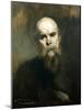 Portrait of Paul Verlaine (1844-96) 1890-Eugene Carriere-Mounted Giclee Print