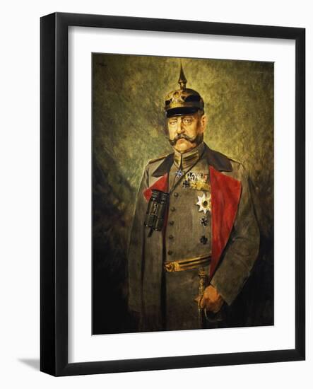 Portrait of Paul Von Hindenburg-null-Framed Giclee Print