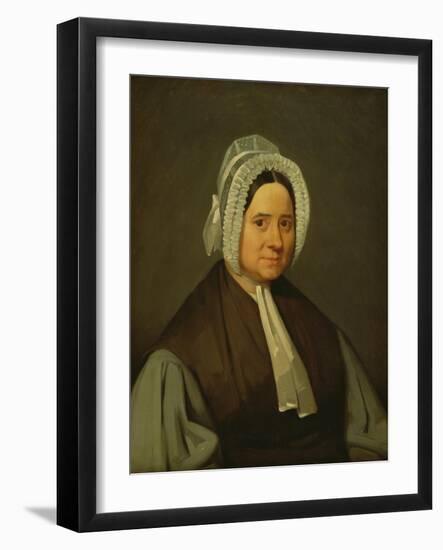 Portrait of Pauline's Aunt (Oil on Canvas)-Jean-Francois Millet-Framed Giclee Print