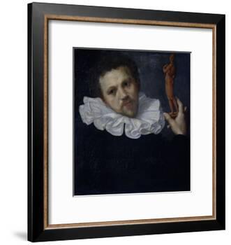 Portrait of Paulus Van Vianen-Cornelis Ketel-Framed Art Print
