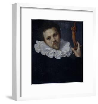 Portrait of Paulus Van Vianen-Cornelis Ketel-Framed Art Print