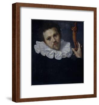 Portrait of Paulus Van Vianen-Cornelis Ketel-Framed Art Print