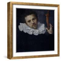 Portrait of Paulus Van Vianen-Cornelis Ketel-Framed Art Print