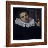 Portrait of Paulus Van Vianen-Cornelis Ketel-Framed Art Print