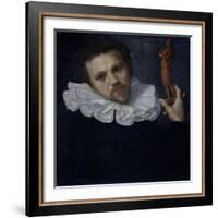 Portrait of Paulus Van Vianen-Cornelis Ketel-Framed Art Print