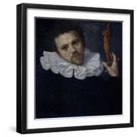 Portrait of Paulus Van Vianen-Cornelis Ketel-Framed Art Print