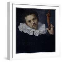 Portrait of Paulus Van Vianen-Cornelis Ketel-Framed Art Print