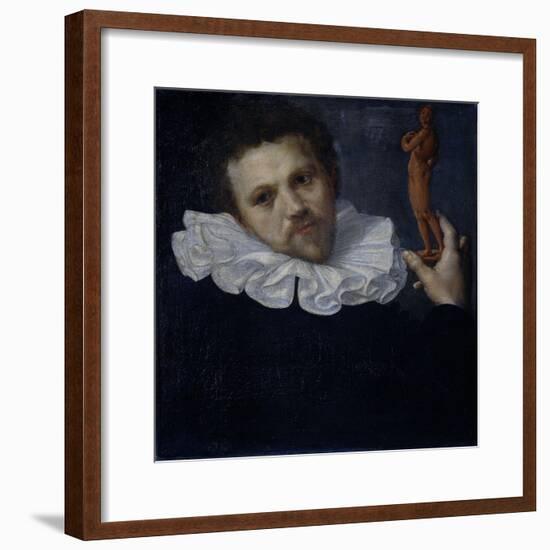 Portrait of Paulus Van Vianen-Cornelis Ketel-Framed Art Print