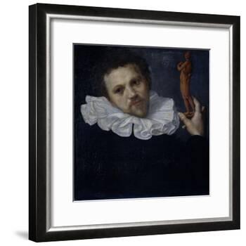 Portrait of Paulus Van Vianen-Cornelis Ketel-Framed Art Print