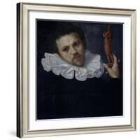 Portrait of Paulus Van Vianen-Cornelis Ketel-Framed Art Print