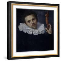 Portrait of Paulus Van Vianen-Cornelis Ketel-Framed Art Print
