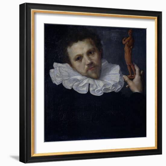 Portrait of Paulus Van Vianen-Cornelis Ketel-Framed Art Print