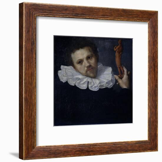 Portrait of Paulus Van Vianen-Cornelis Ketel-Framed Art Print