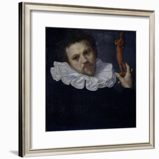 Portrait of Paulus Van Vianen-Cornelis Ketel-Framed Premium Giclee Print