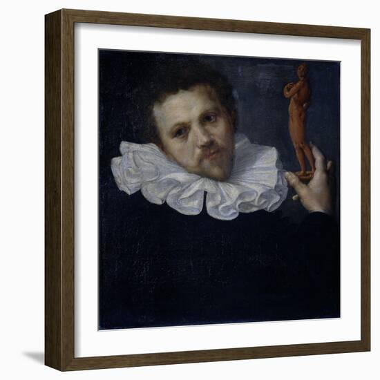 Portrait of Paulus Van Vianen-Cornelis Ketel-Framed Premium Giclee Print