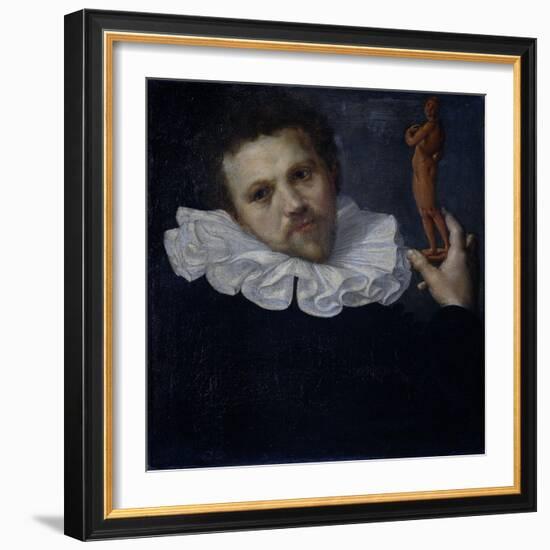 Portrait of Paulus Van Vianen-Cornelis Ketel-Framed Premium Giclee Print