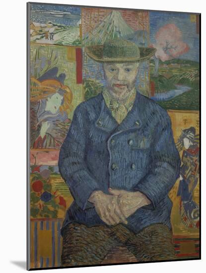 Portrait of Pere Tanguy, 1887-Vincent van Gogh-Mounted Giclee Print