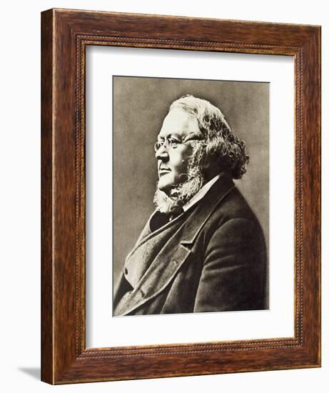 Portrait of Peter Christen Asbjornsen-null-Framed Giclee Print