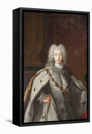 Portrait of Peter II, C1728-null-Framed Premier Image Canvas