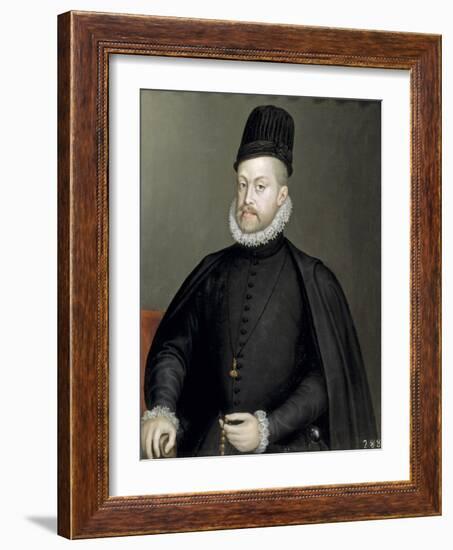 Portrait of Philip II (1527-159), King of Spain and Portugal, 1565-Sofonisba Anguissola-Framed Giclee Print