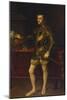 Portrait of Philipp Ii, 1551-Titian (Tiziano Vecelli)-Mounted Giclee Print