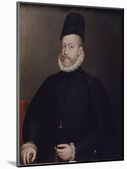 Portrait of Philipp II, of Spain, Ca, 1580-Stephan Lochner-Mounted Giclee Print