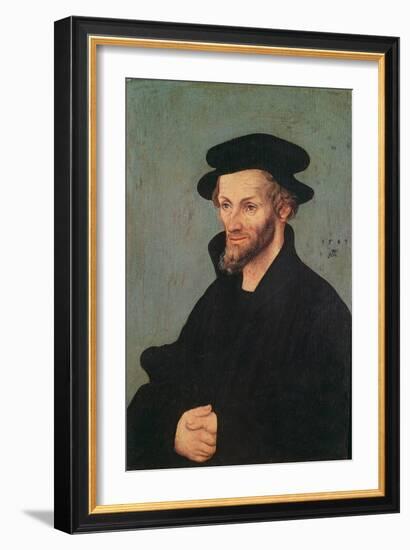 Portrait of Philipp Melanchthon (1497-1560) 1543-Lucas Cranach the Elder-Framed Giclee Print