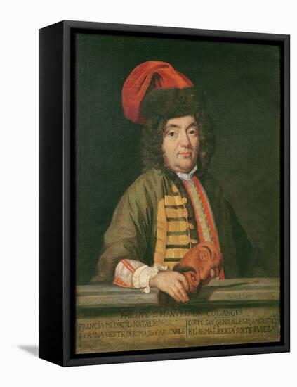 Portrait of Philippe Emmanuel De Coulanges Dressed for Carnival, 1690 (Oil on Canvas)-Italian School-Framed Premier Image Canvas