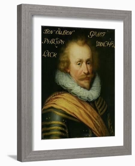 Portrait of Philips, Count of Hohenlohe Zu Langenburg-Jan Antonisz van Ravesteyn-Framed Art Print