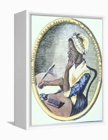 Portrait of Phillis Wheatley (C.1753-85)-null-Framed Premier Image Canvas