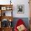 Portrait of Philosopher Alain Leroy Locke Sitting at Desk in Office at Howard University-Alfred Eisenstaedt-Framed Photographic Print displayed on a wall