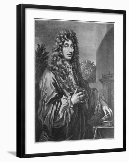 Portrait of Physicist Christiaan Huygens-null-Framed Giclee Print