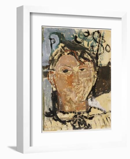 Portrait of Picasso, 1915-Amedeo Modigliani-Framed Giclee Print