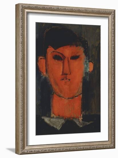 Portrait of Picasso-Amedeo Modigliani-Framed Giclee Print