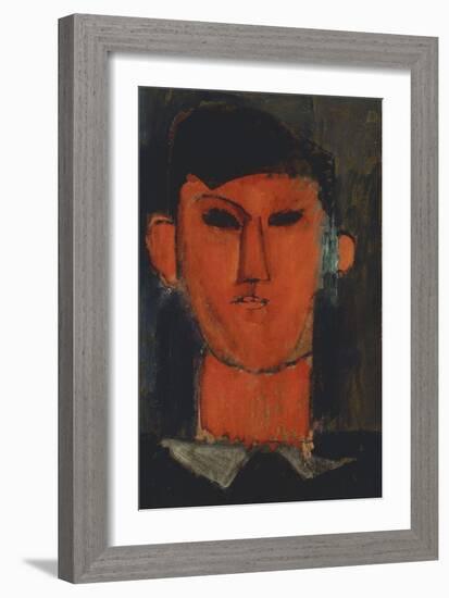 Portrait of Picasso-Amedeo Modigliani-Framed Giclee Print