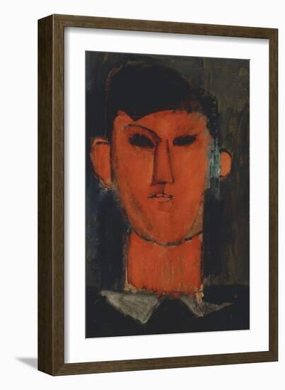 Portrait of Picasso-Amedeo Modigliani-Framed Giclee Print