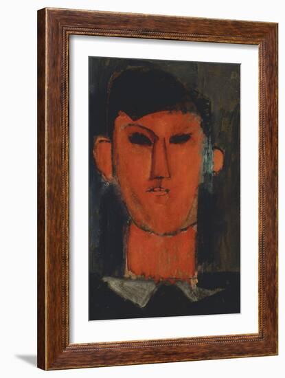 Portrait of Picasso-Amedeo Modigliani-Framed Giclee Print