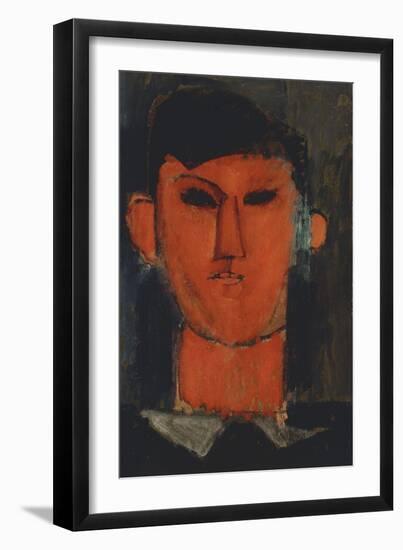 Portrait of Picasso-Amedeo Modigliani-Framed Giclee Print