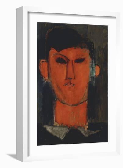 Portrait of Picasso-Amedeo Modigliani-Framed Giclee Print