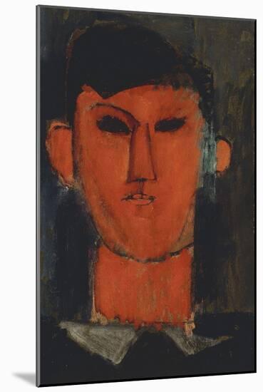 Portrait of Picasso-Amedeo Modigliani-Mounted Giclee Print