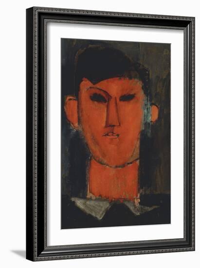 Portrait of Picasso-Amedeo Modigliani-Framed Giclee Print