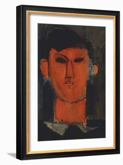 Portrait of Picasso-Amedeo Modigliani-Framed Giclee Print