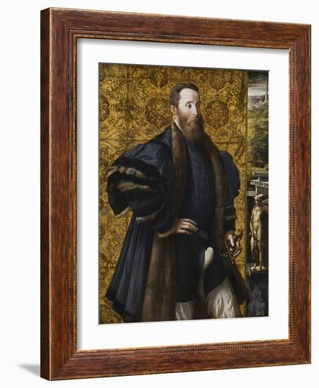 Portrait of Pier Maria Rossi Di San Secondo-Parmigianino-Framed Giclee Print