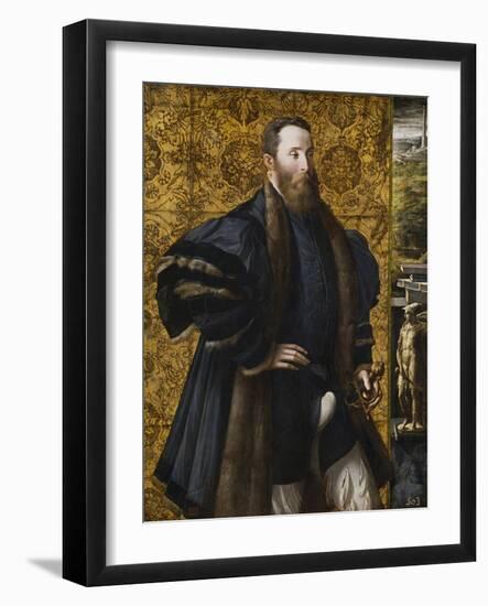 Portrait of Pier Maria Rossi Di San Secondo-Parmigianino-Framed Giclee Print