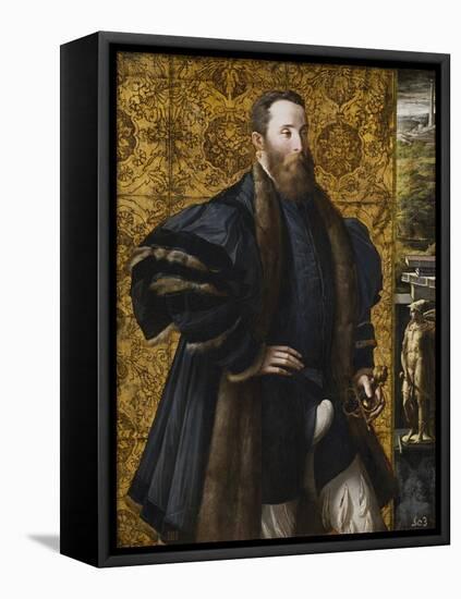 Portrait of Pier Maria Rossi Di San Secondo-Parmigianino-Framed Premier Image Canvas